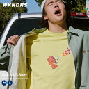 WKNDRS ウィークエンダーズ メンズ tシャツ 半袖 ネオンカラー 蛍光 綿100％ コットン100％ イラスト Jiro 春 夏 韓国 ファッション ブランド ストリート オルチャンファッション 韓国服 デイリーコーデ korea