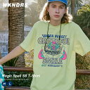 WKNDRS ウィークエンダーズ メンズ tシャツ 半袖 ネオンカラー 蛍光 綿100％ コットン100％ イラスト Jiro 春 夏 韓国 ファッション ブランド ストリート オルチャンファッション 韓国服 デイリーコーデ korea