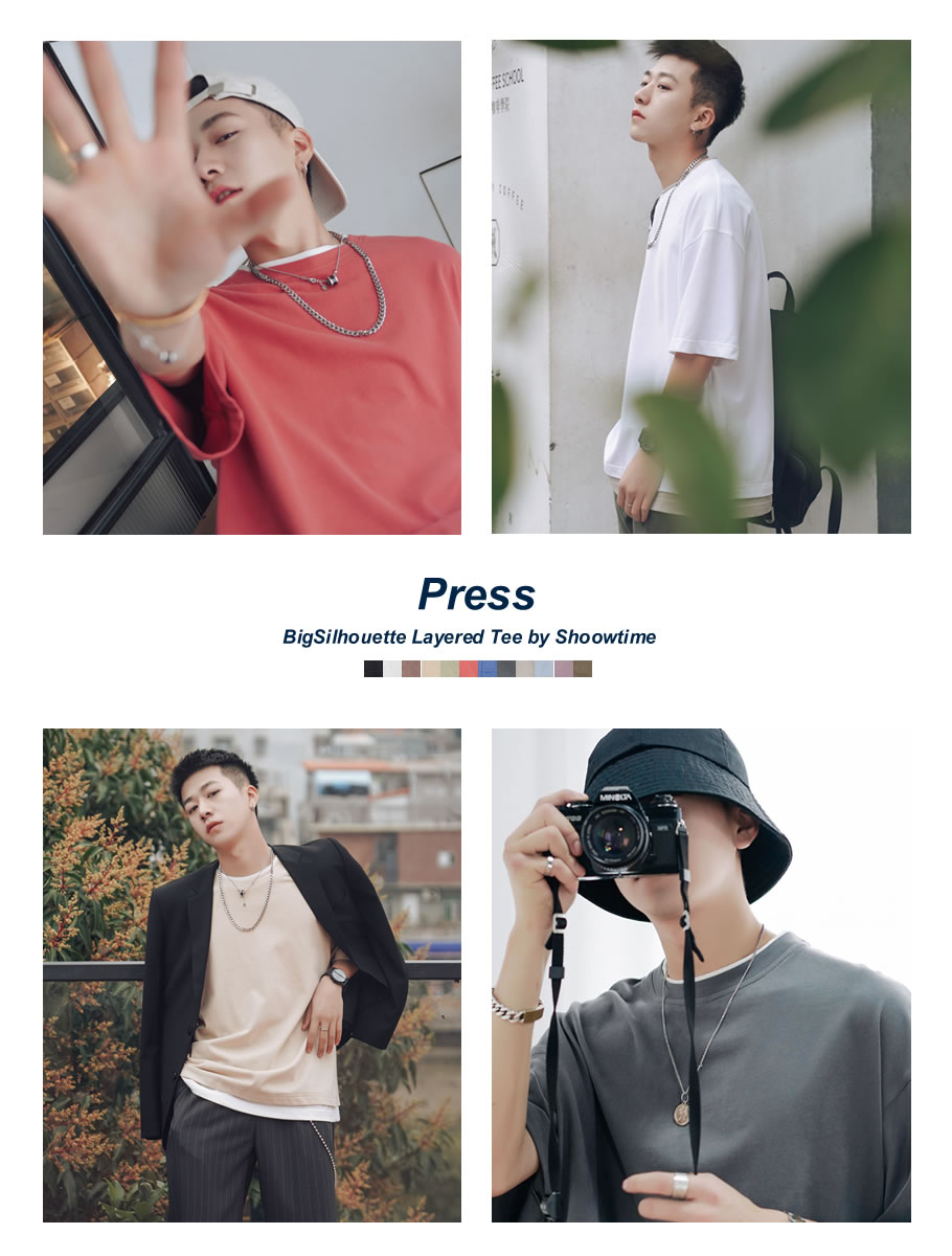 楽天市場 楽天ランキング1位受賞 メール便送料無料 韓国 ファッション メンズ Tシャツ ビッグシルエット レイヤード 半袖 無地 おしゃれ ビッグtシャツ オルチャンファッション 綿100 コットン 韓国服 テレワーク おうちコーデ ピスタチオカラー くすみカラー