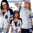 BロゴベースボールTシャツ (A1279)CROSS-B