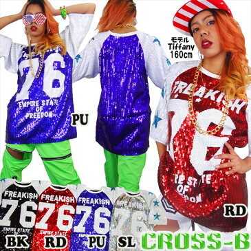 スパン76ロゴTシャツ(A0588)CROSS-B