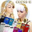 【送料無料】スパンコールヘアバンド【大】 (A6682)CROSS-B ヘアバンド スパンコール スパン メタリック カチューシャ ダンス小物(4)