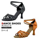 ◆ブランド：LaLa Dance ララダンス ◆商品：社交ダンスシューズ ◆品名：ballroom dance shoes ◆型番/カラー/素材： FL3314（ブラック/サテン） FL3319（ダークタン/サテン） ◆生産国：中国 ◆サイ...