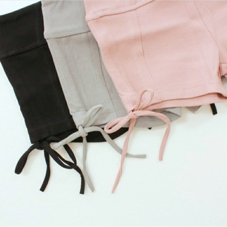 *murir* 3 color - 2way side ribbon short pants /ミュリール ツーウェイサイドリボン ショートパンツ