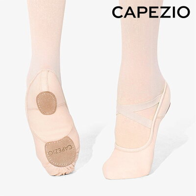 バレエシューズ ストレッチ スプリットソール キャンバス バレエ Capezio カペジオ ヌード バレエシューズ HANAMI 2037W 【cb12】【cb21】【cb32】【RSL】 - Image 1
