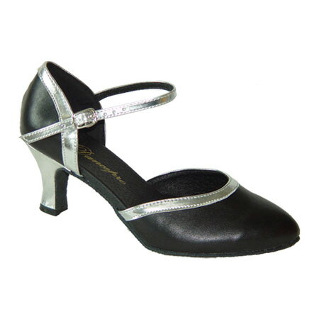 ダンスシューズ・社交ダンスシューズ・レディース【セミオーダー】女性兼用シューズ・黒ブラック681216セミオーダー品ですのであなたにぴったりの1足がつくれますよ♪(4.0)