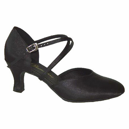 ダンスシューズ・社交ダンスシューズ・レディース【セミオーダー】女性兼用シューズ・黒ブラック681307セミオーダー品ですのであなたにぴったりの1足がつくれますよ♪