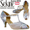 セキネ 社交ダンスシューズ レディース PK53BN 【外反母趾(バニオン)対応シューズ《 Bunion WIDE》 ダンスシューズ Sekine ダンス シュ...