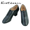 【安定感抜群】Kent Dance ケントダンス ティーチャーズ シューズ グレイス パンチブラック 21.5〜25.0cm ヒール5cm 社交ダンス レッスン に おすすめ レディース フラットシューズ 女性 兼用 社交ダンス 靴 国産 ケント 女性靴 練習靴 レッスン靴 女靴