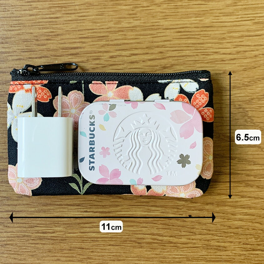 小銭入れ ファスナー かわいい 【公式】 花柄 桜 和風 和柄 梅 和雑貨 小さい 軽量...