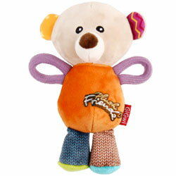 プラッツ GiGwi プラッシュフレンズパフィーアニマル ベアー [ 取寄せ1週間前後 犬用おもちゃ ぬいぐるみ PLATZ ]