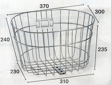 ママ割エントリー全品ポイント3倍自転車用丸型ワイヤーカゴ SSK-501 自転車の前かご 自転車用前カゴ