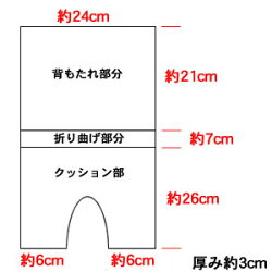 自転車チャイルドチェアー後用交換用クッション