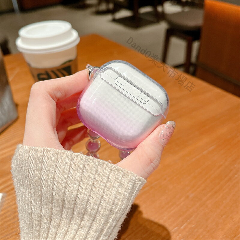 【11色】AirPods 4ケース 可愛い ストラップ付き AirPods 4 アクティブノイズキャンセリング搭載 2024 ケース ロブスター留め金 ペンダント付き Airpods 第4世代ケース 透明ケース イヤホン収納ケース 面白い エアーポッズ 保護カバー 可愛い ソフトケース dando-10030140 DandO サンプル画像2