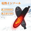 【リモコン付き】電熱インソール USB充電 加熱インソール 無線 発熱インソール 中敷き 防寒 保温 足元あったか ホットインソール ヒーターインソール 無線リモコン 通気性 消臭 サイズ調整可能 電気ヒーターインソール 足温器 足元暖房 足暖かく 防寒対策 男女兼用