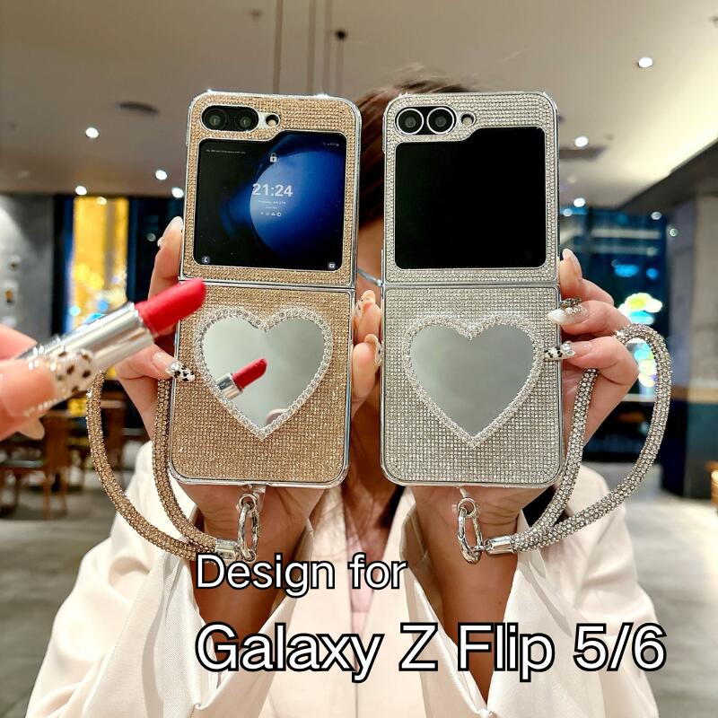 Rakuten - galaxy zflip7 ケース きらきら galaxy zflip7 ケース カバー ラインストーン付き ソフト Galaxy Z Flip7 ケース Galaxy Zflip6 メッキ加工 可愛い 韓国風 ケース ビジネス かわいい おしゃれ