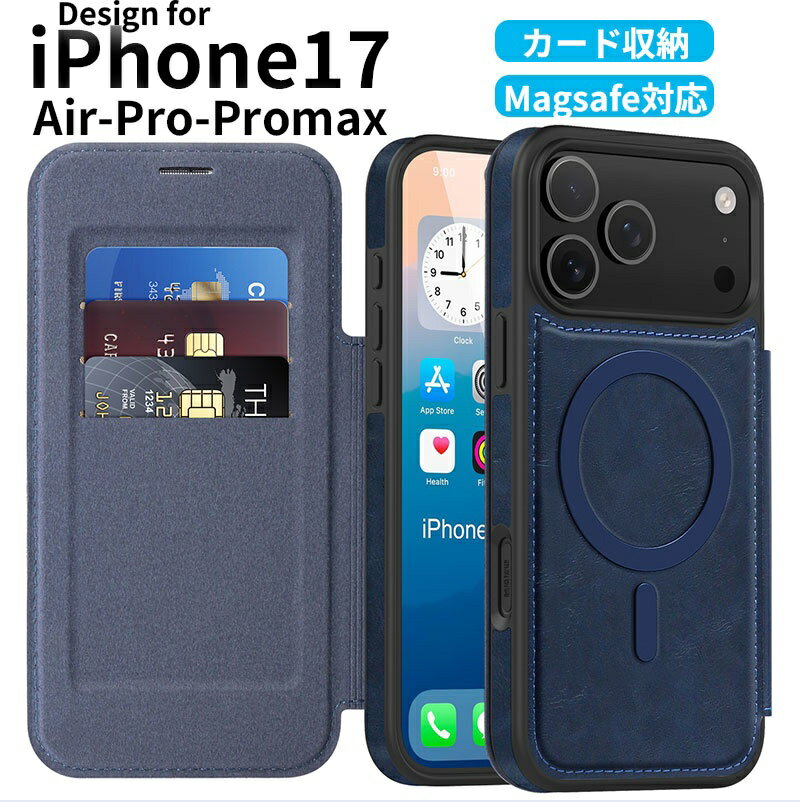 Rakuten - iphone17pro ケース iphone17promax ケース iphone17プロ ケース MagSafe対応 背面クリア マグセーフ カメラフィルム 手帳型カバー カメラ レンズ 保護 マグセーフ 透明 iphone17Air ケース