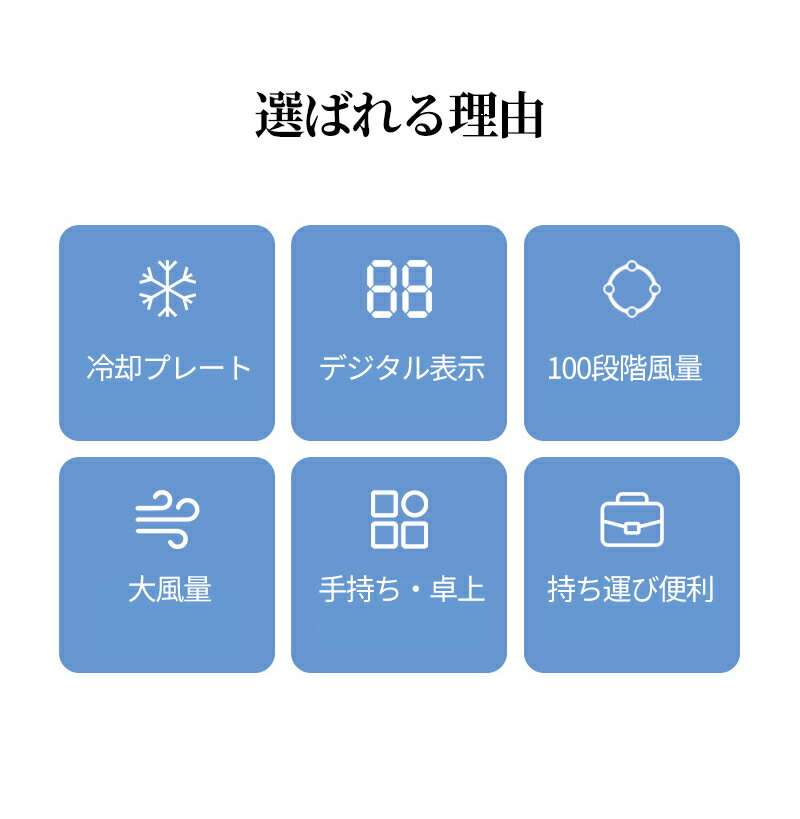【初夏応援500円クーポン】2026年最新モデル ハンディファン 冷却プレート付 100段階風量調整 瞬間冷却 冷却扇風機 小型扇風機 強力 卓上扇風機 手持ち扇風機 USB充電式 2000mAh 14000RPM 静音 軽量 111g コンパクト 暑さ対策 熱中症対策グッズ 携帯扇風機 ギフト プレゼン 3