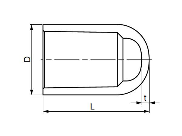 給水用TS継手　キャップ TSC20X 呼び径::20 3