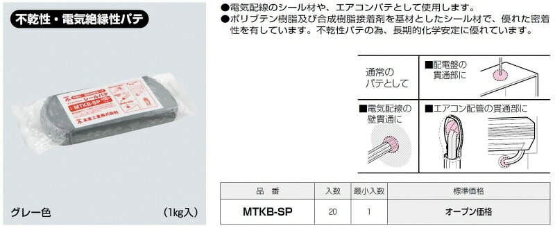 タイカブラック(R)シールパテ MTKB-SP...の紹介画像3