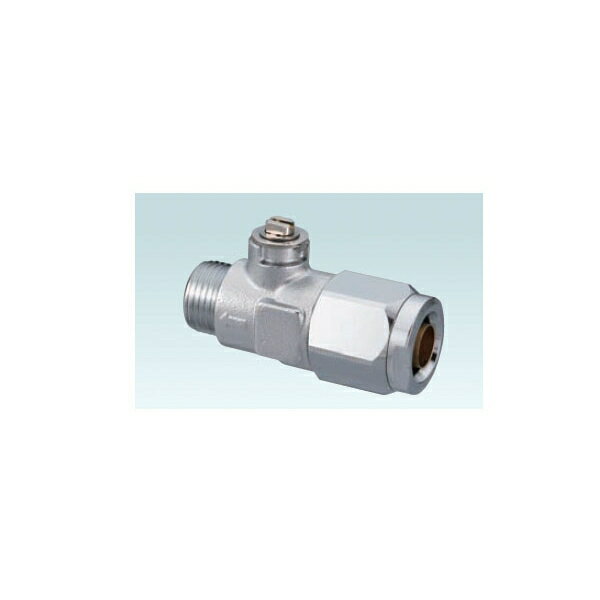 ダブルロックバルブ　WB28型　平行おねじ　ドライバー式流量調整ボールバルブ　スタンド・ビニールプレ..