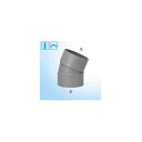 VU継手 VU22 1/2L 排水用22度1/2エルボ 70757 サイズ::100