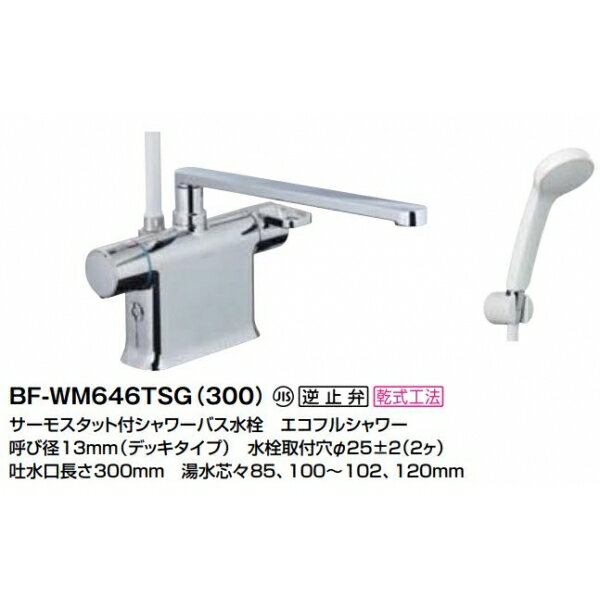 [SK181D-13] 三栄 浴室水栓 COULE 壁付サーモスタット式混合栓 スパウト長さ：170mm サーモシャワー混合栓 バスルーム用 【送料無料】