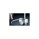 KVK KF12E 浴室水栓 シャワー水栓 2ハンドルシャワー デッキ形(台付き) 取付ピッチ100mm エコこま(快適節水) 蛇口