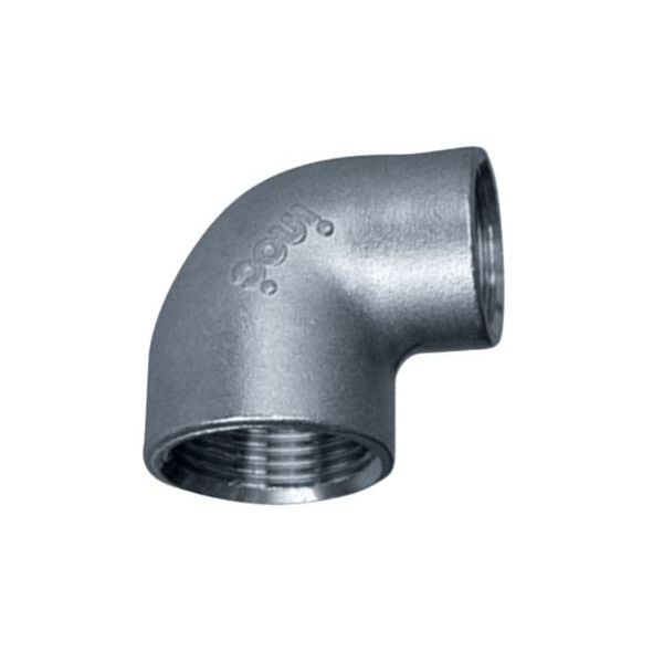 ステンレス鋼管ねじ込み式継手径違いエルボ(304RL) 304RL50AX40A 呼び径(Rc)::