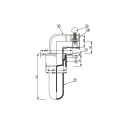スーパートラップ付 洗濯機用排水金具 D-STCB7-PU :(3)