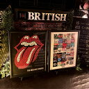 大特価2枚組!! 「BEATLES&STONES」!! 大型アートポスター(額入り)!! 男前インテリア ヨーロピアンアンティーク ヨーロピアンモダンインテリア ザローリングストーンズ 店舗什器 店舗展示品 アメリカンモダンインテリア TheRollingStones アートポスター DandyLifeSpace