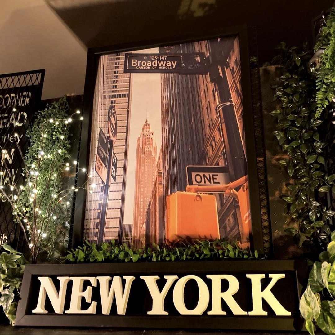 ｢NEWYORK CITY POP ART II｣キャンバス製 大型アートパネル ブルックリンスタイル 男前インテリア アートパネル BROOKLYN アメリカンビンテージ カフェインテリア マンハッタンブリッジ バスロールサイン ニューヨークスタイル アメリカンアンティークDandyLifeSpace