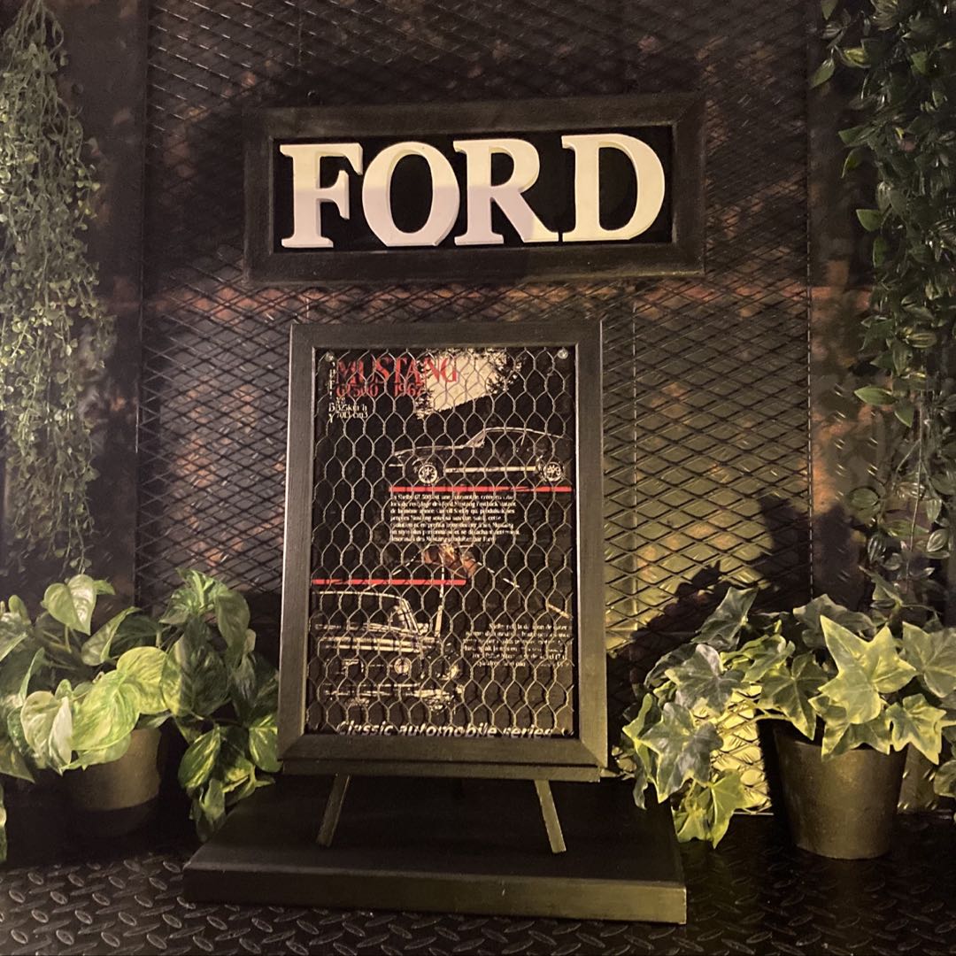｢MUSTUNG VINTAGE ART｣メタル製アイアンフェンスアートパネル VINTAGE ブルックリンスタイル 男前インテリア アメリカンノスタルジー アメリカンビンテージ カフェインテリア アートパネル マスタング ガレージ MUSTANG インダストリアル ブリキ看板 DandyLifeSpace