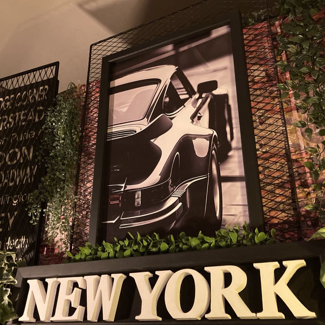 ｢PORSCHE ART｣Type.B キャンバス製 高級アートパネル(額入り) 男前インテリア アメリカンビンテージ アートパネル インダストリアル アメカジ雑貨 ガレージインテリア ポルシェ PORSCHE 男の隠れ家 アメリカンアンティーク 男の住処 DandyLifeSpace