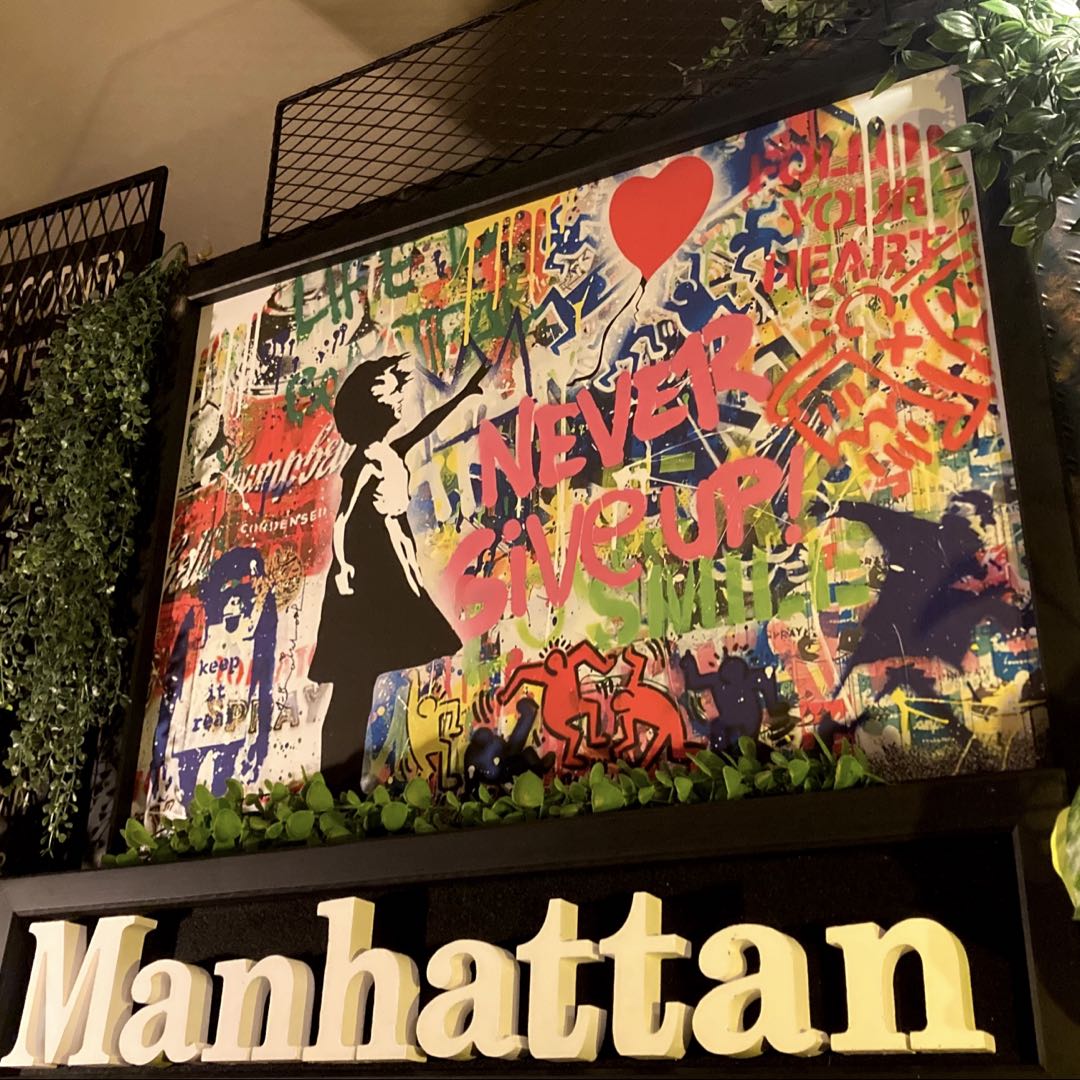 Girl with Balloon バンクシー・ポップアートII 大型アートパネル カフェインテリア オールドアメリカン インダストリアル アメリカンビンテージ BROOKLYN バスロールサイン 男前インテリア アメリカンモダンインテリア バンクシー 愛は空中に DandyLifeSpace