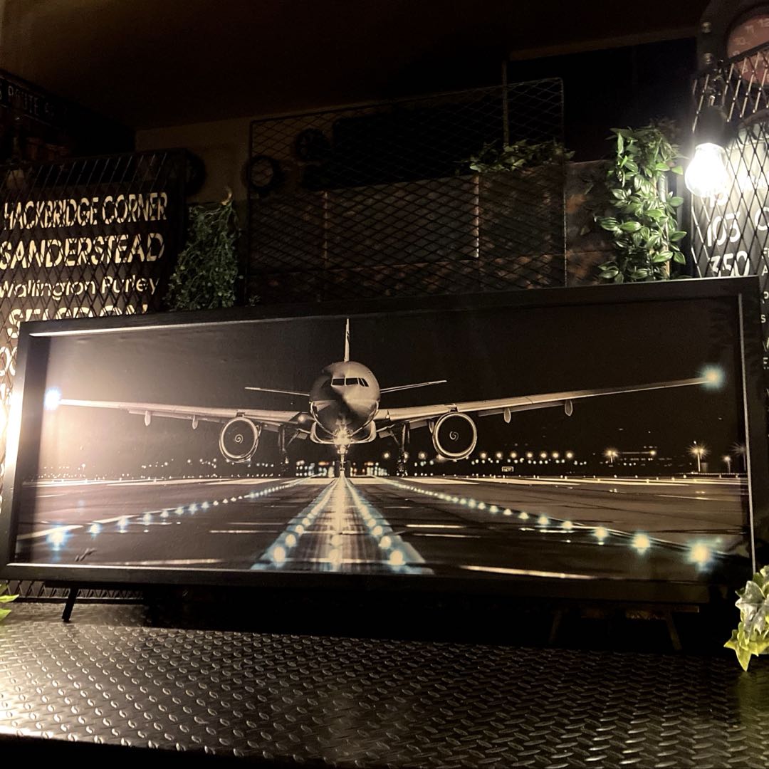 ｢FLY TOWARDS YOUR DREAMS｣No.3 超超大型アートパネル 男前インテリア アメリカンビンテージ カフェインテリア レトロアメリカン 航空機 アートパネル 飛行機 industrial ノスタルジック アメリカンモダン 店舗展示品 店舗什器 DandyLifeSpace