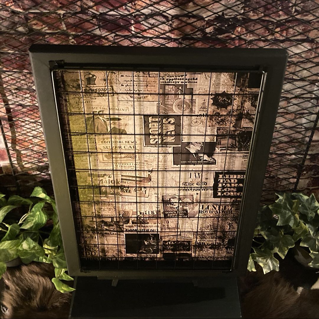 ｢INDUSTRIAL＆VINTAGE II｣アイアンフェンス付きアートパネル ブルックリンスタイル 男前インテリア アートパネル NEWYORK アメリカンビンテージ カフェインテリア BROOKLYN インダストリアルインテリア industrial バスロールサイン DandyLifeSpace