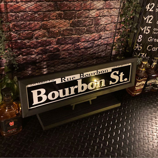 MADE・IN・USA!! ｢Bourbon St.｣!! アルミニウム製アートパネル!! ブルックリンインテリア 男前インテリア アートパネル アメリカンビンテージ カフェインテリア インダストリアル オールドアメリカン ミッドセンチュリーインテリア BROOKLYN DandyLifeSpace