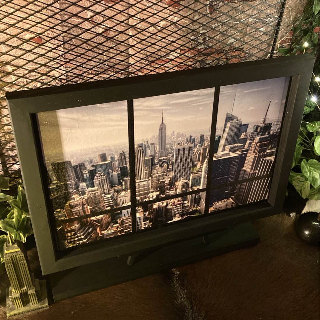 ｢NEWYORK摩天楼の憧憬｣キャンバス製 高級アートパネル!! ブルックリンスタイル 男前インテリ ...