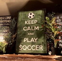 「SOCCER COURT」!! キャンバス製 超大型アートパネル(額付き)!! ブルックリンインテリア 男前インテリア アメリカンビンテージ カフェインテリア...