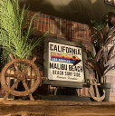 ｢CALIFORNIA｣!! エンボスメタルサイン(額付き)Part.2!! ウエストコーストインテリア 西海岸インテリア アメリカンビンテージ アートパネル メタルサイン California 男前インテリア アメリカンカジュアル カリフォルニア 店舗什器 DandyLifeSpace