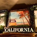 ｢CALIFORNIA VINTAGE｣!! キャンバス製 アートパネル(額付き)!! 男前インテリア 西海岸インテリア ウエストコーストインテリア カフェインテリア アメリカンカジュアル アートパネル California ハワイアンインテリア マリンインテリア 店舗展示品 DandyLifeSpace