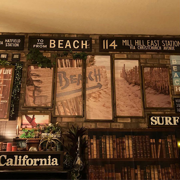 Rakuten - 永久保存版!! ｢CALIFORNIA BEACH｣!! 5連奏 高級アートパネル!! ウエストコースト マリンインテリア カフェインテリア 西海岸 ハワイアンインテリア 大人の海インテリア アートパネル カリフォルニア 店舗什器 店舗展示品 アメリカンビンテージ DandyLifeSpace