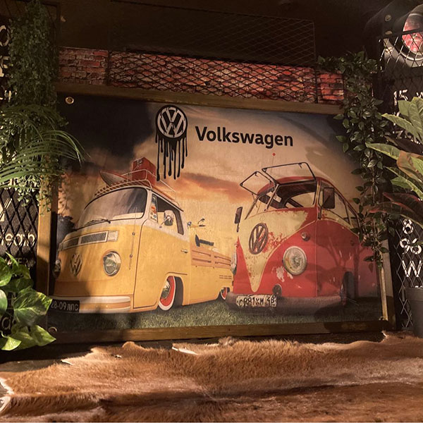 ｢大人の海インテリア WAGEN BUS｣!! 高級アートパネル!! 超超大型サイズ!! 男前インテリア ミッドセンチュリー アメリカンビンテージ 店舗装飾 アメリカンカジュアル アートパネル 西海岸ウエストコースト 店舗什器 カフェインテリア DandyLifeSpace