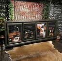 「BROOKLYN BAR」Ver.2メタル製アイアンメッシュアートパネル(額入り) ブルックリンスタイル 男前インテリア アートパネル アメリカンビンテージ カフェインテリア インダストリアルインテリア バスロールサイン ミッドセンチュリー BROOKLYN DandyLifeSpace
