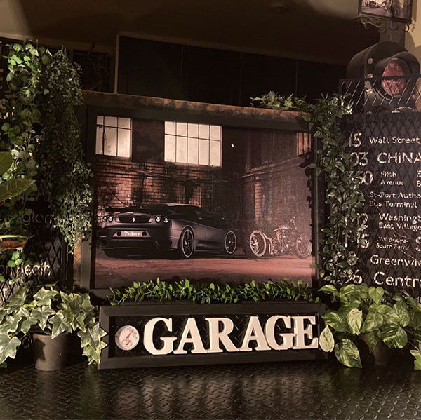 ｢THE GARAGE｣!! 男前インテリア!! キャンバス製 高級アートパネル!! ブルックリン 男前インテリア BROOKLYN アメリカンビンテージ カフェインテリア NEWYORK アートパネル インダストリアル INDUSTRIAL モーターサイクル ミッドセンチュリーインテリア DandyLifeSpace