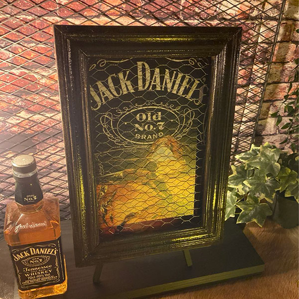 ｢JACK DANIEL'S｣Ver.8!! 高級クラシック・アート・フレーム!! 男前インテリア アメリカンビンテージ アメリカンアンティーク アメリカンクラシック アメカジ雑貨 ガレージ ブリキ看板 男の隠れ家 アートパネル GARAGE カフェインテリア DandyLifeSpace