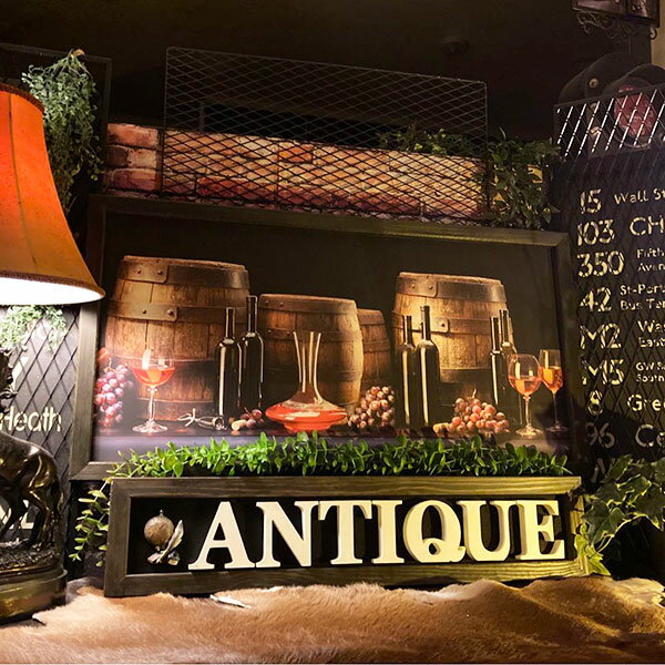 Rakuten - WINE BARREL VINTAGE ART!! キャンバス製 高級アートパネル!! 男前インテリア アメリカンビンテージ アートパネル アメカジ雑貨 ガレージ 店舗什器 アメリカンアンティーク 店舗展示品 BROOKLYN ヨーロピアンスタイル ミッドセンチュリーインテリア DandyLifeSpace