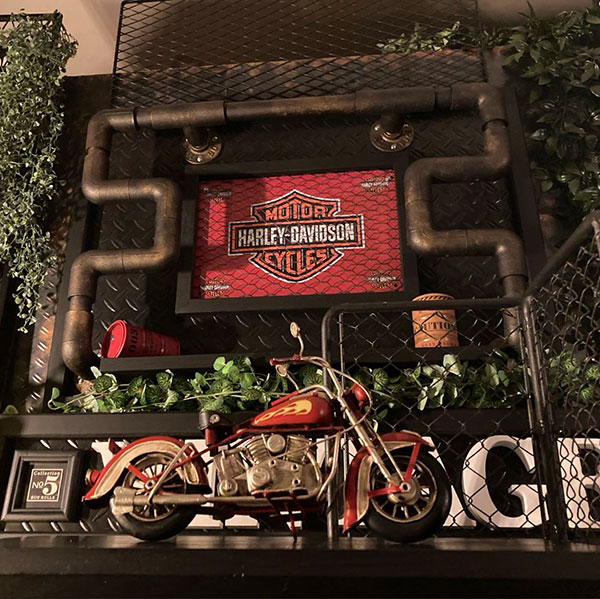 ｢HARLEY-DAVIDSON｣!! 配管アートパネル