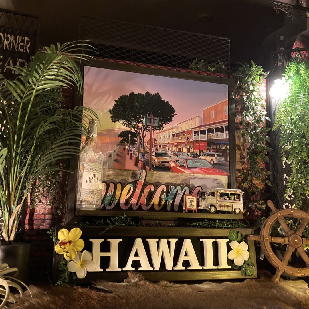 ｢栗山義勝 ハワイアン・アート・セレクション Type.C｣ウッドアートパネル ウエストコーストインテリア アートパネル マリンインテリア 西海岸スタイル サーフボード ワーゲンバス ハワイアンインテリア カリフォルニア アートパネル California DandyLifeSpace